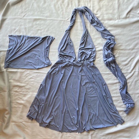 EUC Beautiful Periwinkle Infinity Dress, 100 different styles in ONE dress!!! - Picture 1 of 16